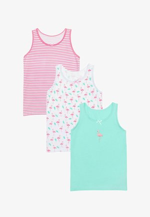 3 PACK - Top - pink white green