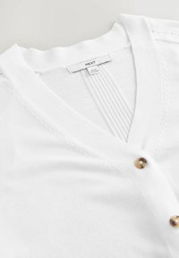 Next BUTTON UP REGULAR FIT - Cardigan - white
