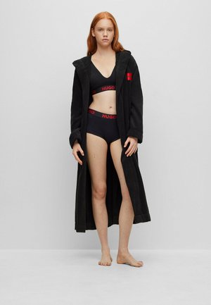 HOODED GOWN - Župan - black one