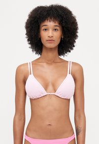 Hollister Co. - DOUBLE STRAP TRIANGLE - Bikini top - pink Thumbnail Image 1