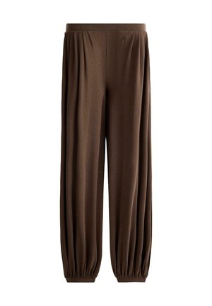 OYSHO, SOFT-TOUCH JOGGERS - Pantalon classique - mottled light brown