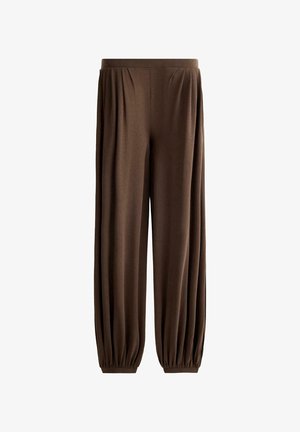 OYSHO, SOFT-TOUCH JOGGERS - Pantalon classique - mottled light brown