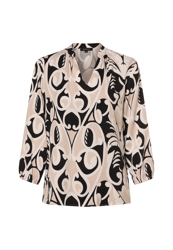 Bluse - beige mehrfarbig