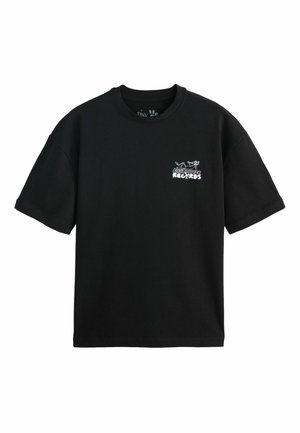 Next, REGULAR FIT - HEAVYWEIGHT PINK PANTHER GRAPHIC NAVY RELAXED FIT T-SHIRT . - Print T-shirt - navy blue