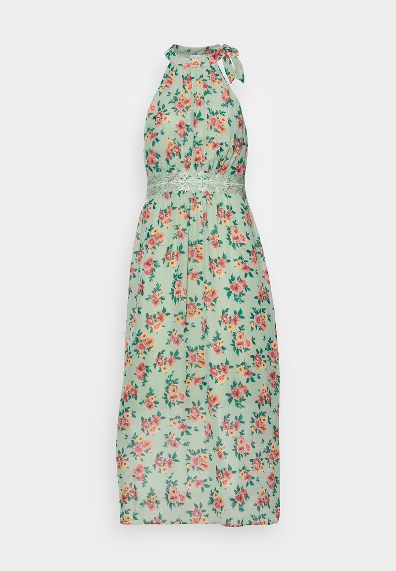 sachin and babi light blue dress Siena Jewelry Floral Lace Halter Dress in Blue