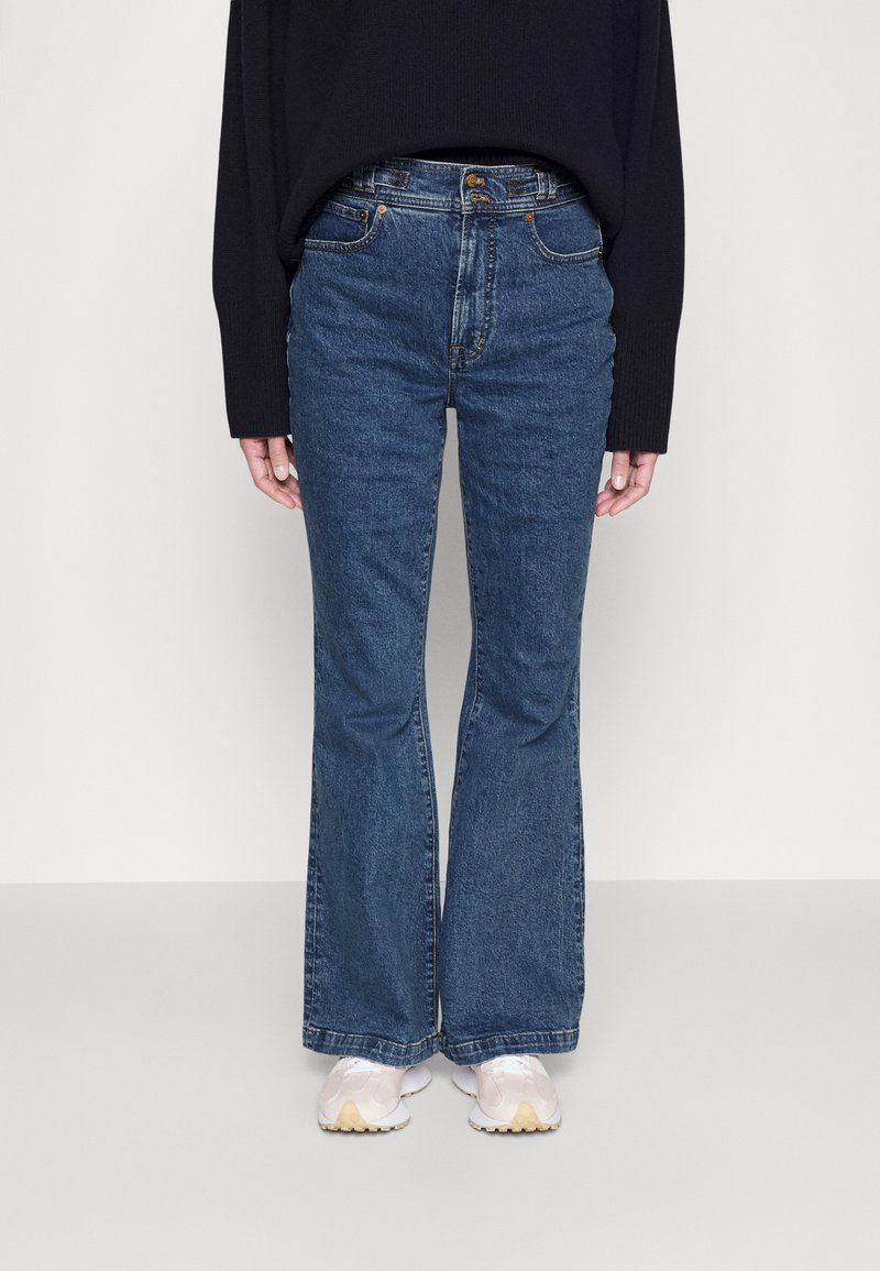 Madewell PERFECT VINTAGE FLARE - Τζιν Bootcut - bright dark indigo