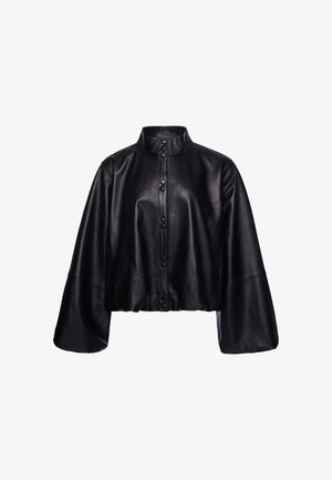 faina, Nahkatakki - black