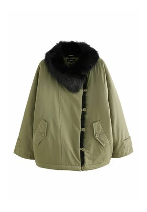 Téli kabát - khaki green