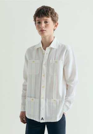 Scalpers, SCALPERS NANTE SHIRT KIDS - Camisa - offwhite
