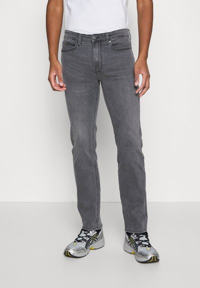 Blend BHJet jeansbroek voor heren, met steekzakken, riemlussen, stretch, katoenmix, slim fit, Denim Dark Blue (76207), 32W / 32L