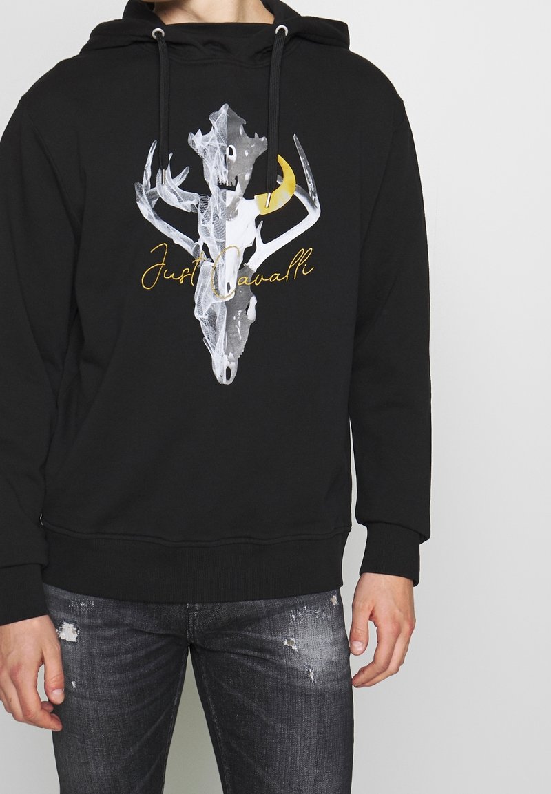 Just Cavalli Jersey con capucha - black