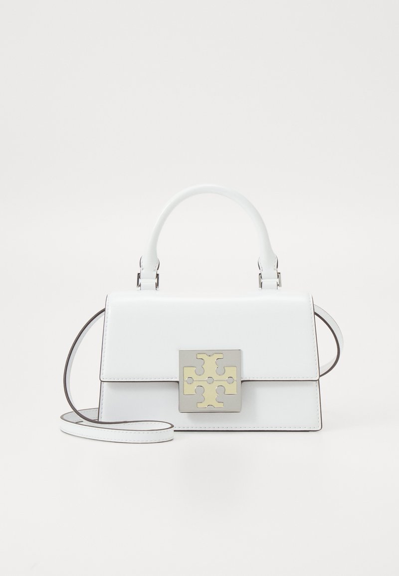 Tory Burch TREND SPAZZOLATO MINI Across body bag optic white/gold