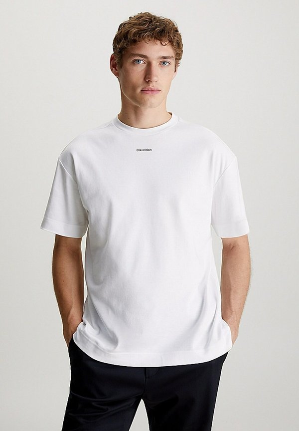NANO LOGO - Basic T-shirt - bianco