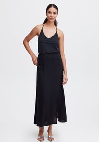 b.young BYMMMJOELLA SLIT SKIRT 2 - Maxikjol - black
