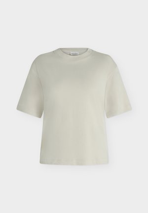 Marc O'Polo, ROUND NECK - Βασικό μπλουζάκι - linen beige