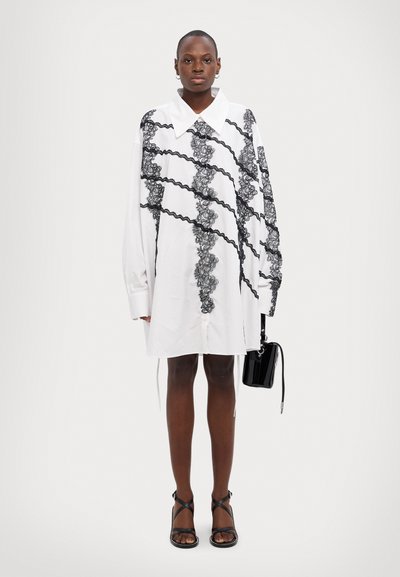 Viktor&Rolf APPLIQUE SHIRT DRESS - Marškininė suknelė - white