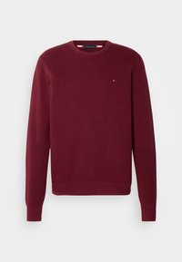 ESSENTIAL STRUCTURE CREW NECK - Pulover - bordeaux rood