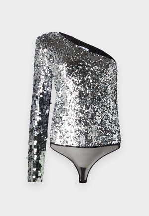 Patrizia Pepe Topper langermet - silver