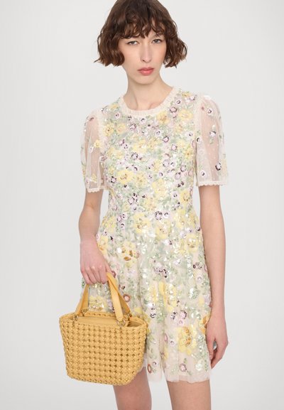 Needle & Thread ELINA ROSE SHORT SLEEVE MINI DRESS - Apģērbs svinīgiem gadījumiem - cream