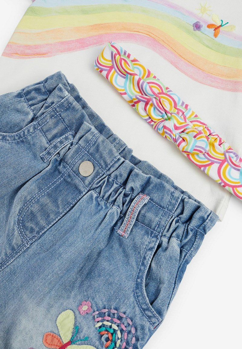 Kinder Jeggings | Next SET T-Shirt print blue/white/blau - JA22380 Kinder Jeggings | Next SET T-Shirt print blue/white/blau - JA22380