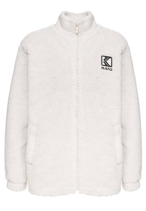 Fleecová bunda - off-white