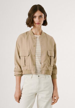 SELMA - Chaquetas bomber - stone beige