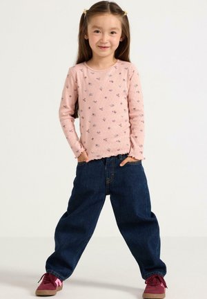 Lindex, LINDEX 2-PACK  TOP IN POINTELLE LINDEX - T-shirt à manches longues - dusty pink