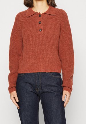 Pullover - dark red