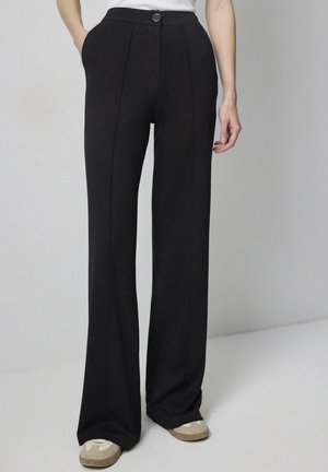 DRAINED STEEL  - Trousers - siyah
