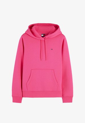 Tommy Jeans, REG FLAG - Kapuzenpullover - bright cerise pink