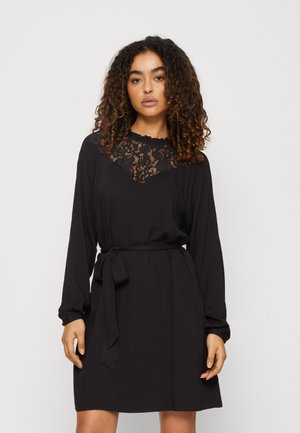 VISUVITA SHORT DRESS - Day dress - black