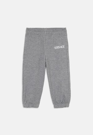Versace PANT LOGO KIDS PRINT UNISEX - Tracksuit bottoms - grey/white