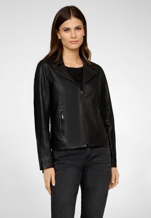 Ricano AMELIE - Leather jacket - schwarz