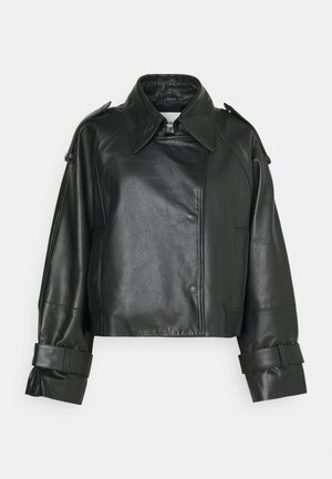 IVY OAK LILITH ANN - Leather jacket - black