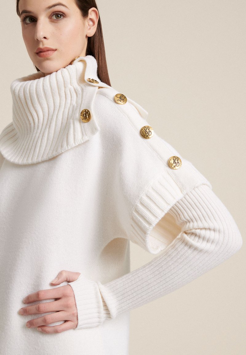 Damen Strickjacken | Luisa Spagnoli COGNIZIONE Strickpullover bianco/weiß - SL19723 Damen Strickjacken | Luisa Spagnoli COGNIZIONE Strickpullover bianco/weiß - SL19723