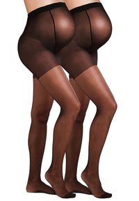 MATERNITY 2 PACK  - Strumpfhose - black