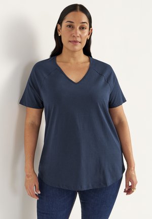 Cellbes of Sweden, RAGLAN SLEEVE - Basic T-shirt - navy black