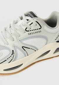 Skechers UNO EGO - Sneakers basse - white/silver-coloured