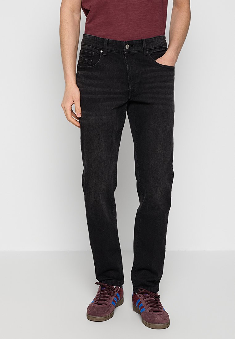 Scotch & Soda Straight leg jeans zwart
