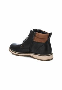 XTI Botines con cordones - black