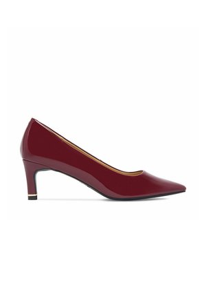 Lasocki, LASOCKI PUMPS WOMEN'S BURGUNDY 5907964191551 - Classic heels - burgundy