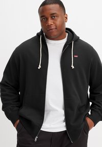 Levi's® Plus BIG ORIGINAL ZIP UP - Sweater met rits - caviar