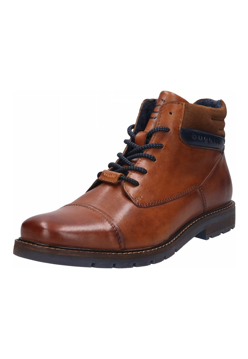 Bugatti Vandero Comfort – Stivali Uomo In Pelle Color Cognac, Fodera Calda - 4