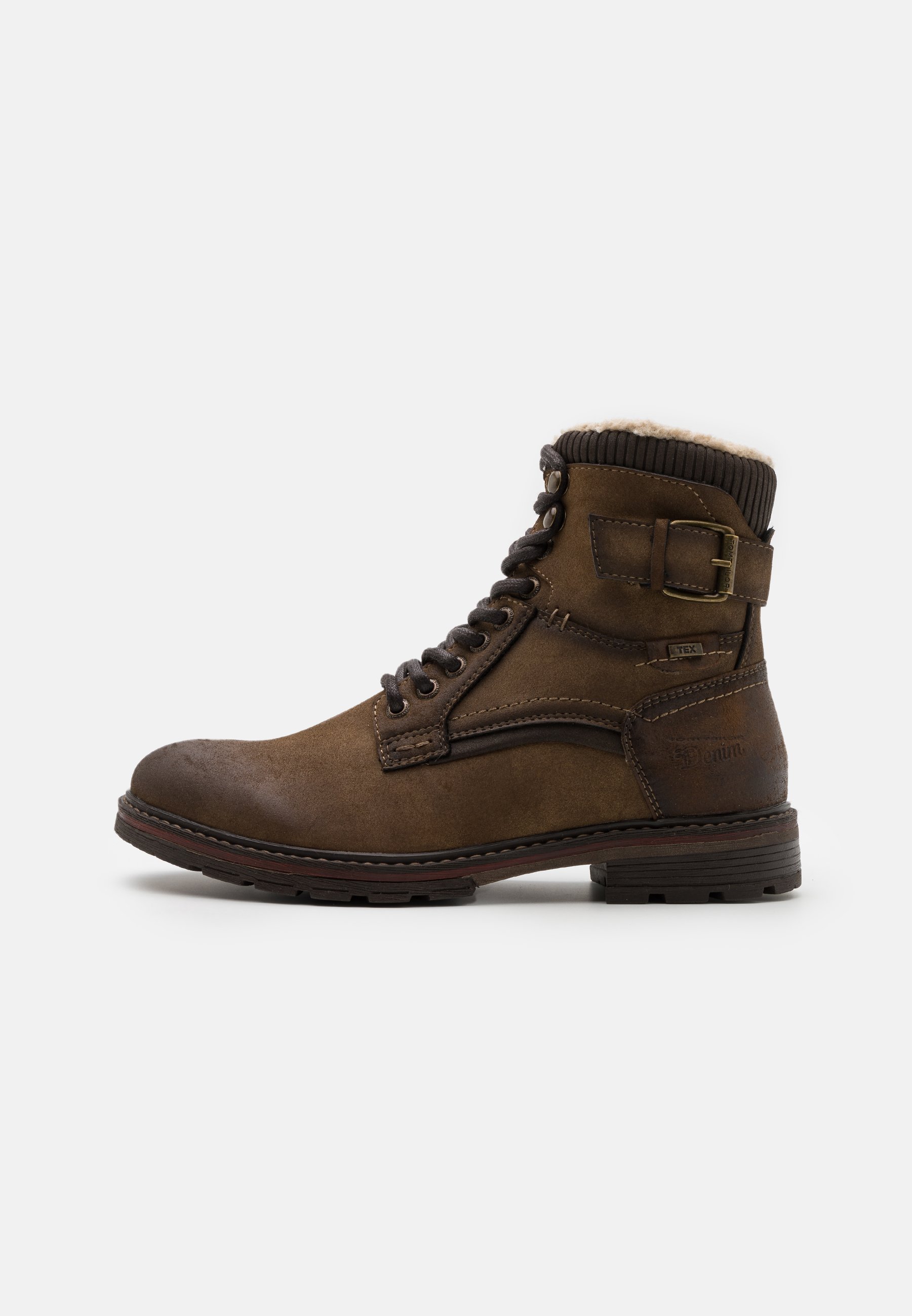 TOM TAILOR Botines con cordones - brown/marrón - Zalando.es