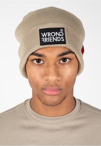 Wrong Friends CLASSIC LOGO - Berretto - taupe