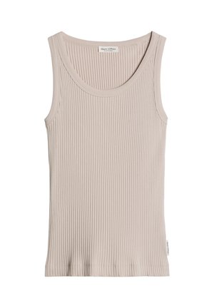 Marc O'Polo, MARC O'POLO RIPP-TANKTOP SLIM AUS BIO-BAUMWOLL-MODAL-STRETCH-JERSEY - Top - natural
