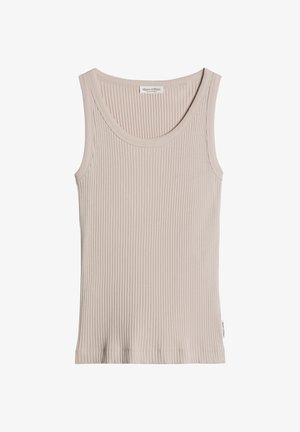 Marc O'Polo, MARC O'POLO RIPP-TANKTOP SLIM AUS BIO-BAUMWOLL-MODAL-STRETCH-JERSEY - Top - natural