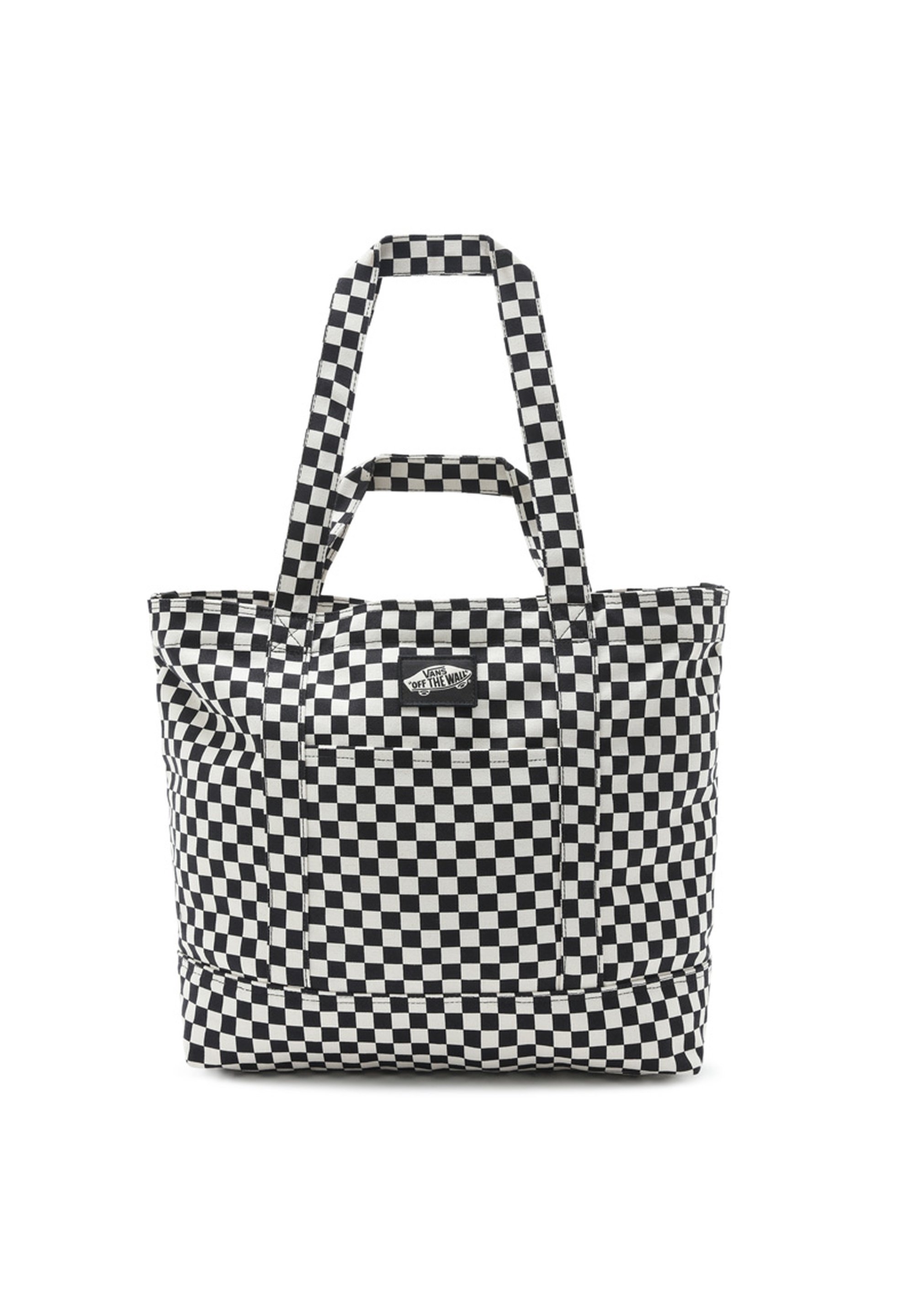 checkerboard tote bag