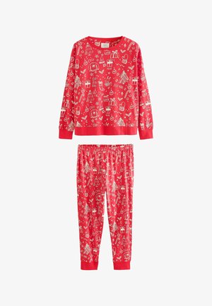 Next, PETITE FIT - MATCHING FAMILY CHRISTMAS LONG SLEEVE PYJAMAS SET - Pyžamová súprava - red jolly vibes