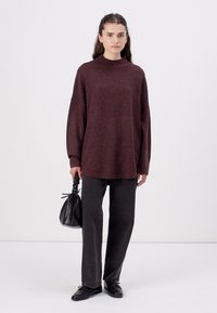 Vero Moda VMPLAZA HIGHNCK LONG PULLOVER - Vesta - wine tasting